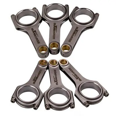 maXpeedingrods Factory Forged Connecting Rods 139 mm Set for BMW M3 E36 E46 S54B32 6 cyl 800HP Con Rod Pleuel