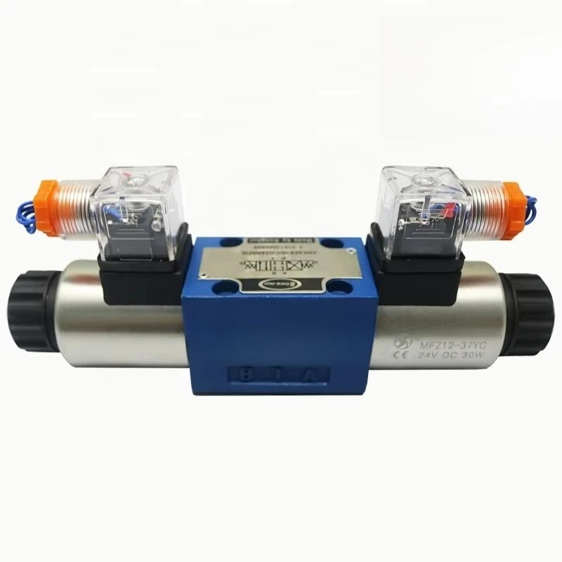 Hydraulic Solenoid Valve Coil 12v 24v 4we10g Rexroth Hydraulic Valve Electric 4WE6 4WE10 Hydraulic Directional Control Valve
