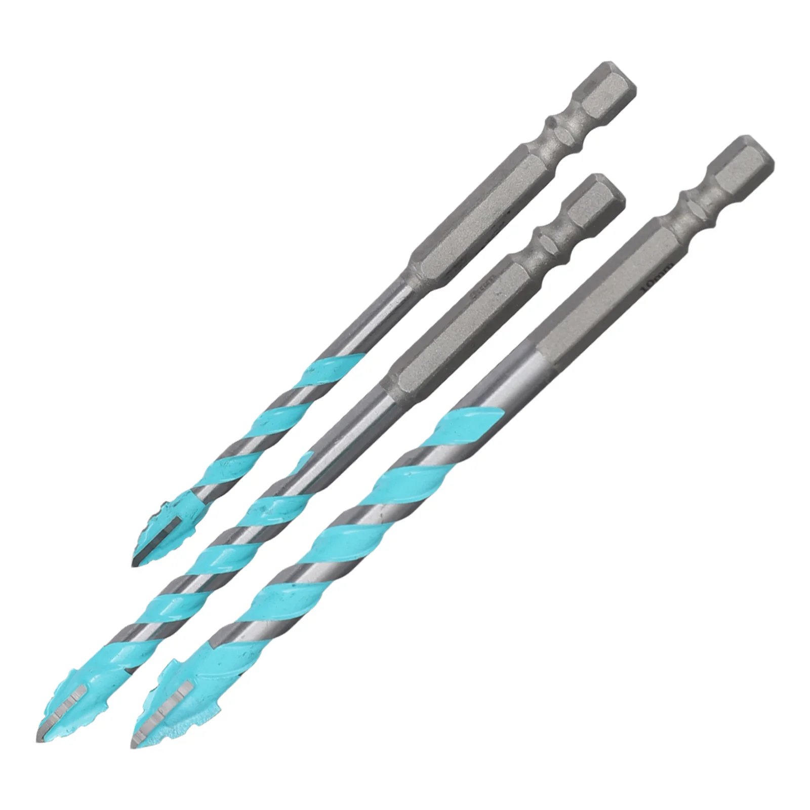 

10mm Glass Tile Drill Drill Bit Set For Power Tools High-Speed Drilling Suitable For Power Tools Triangular Shape