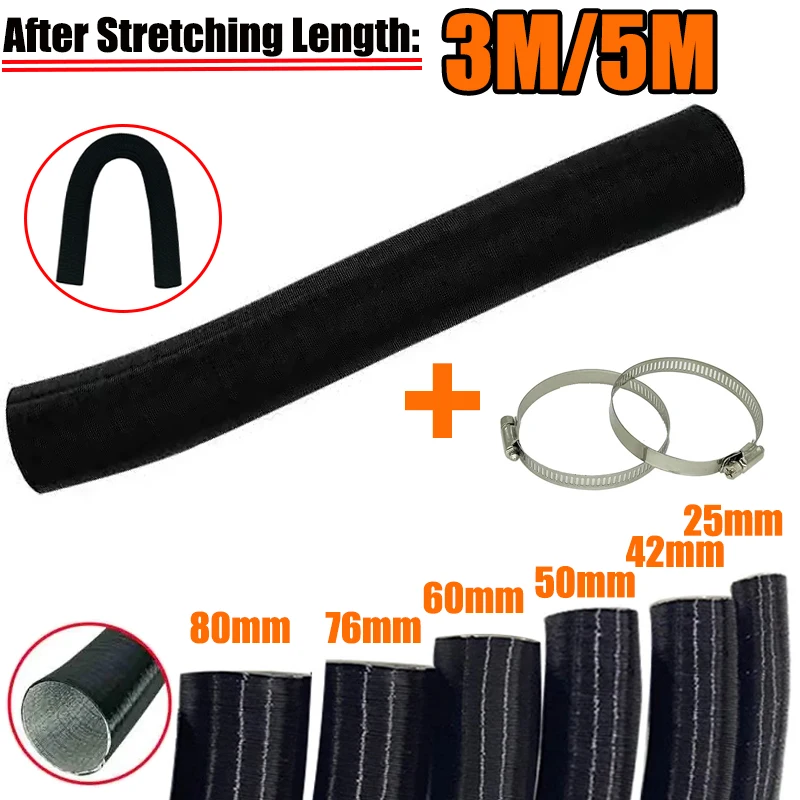 

25 мм 42 мм 60 мм 50 мм 75 мм 80 мм Воздушный дизельный стояночный обогреватель Канальная труба Шланг 3 м 5 м Длина с 2 зажимами для Webasto Eberspacher