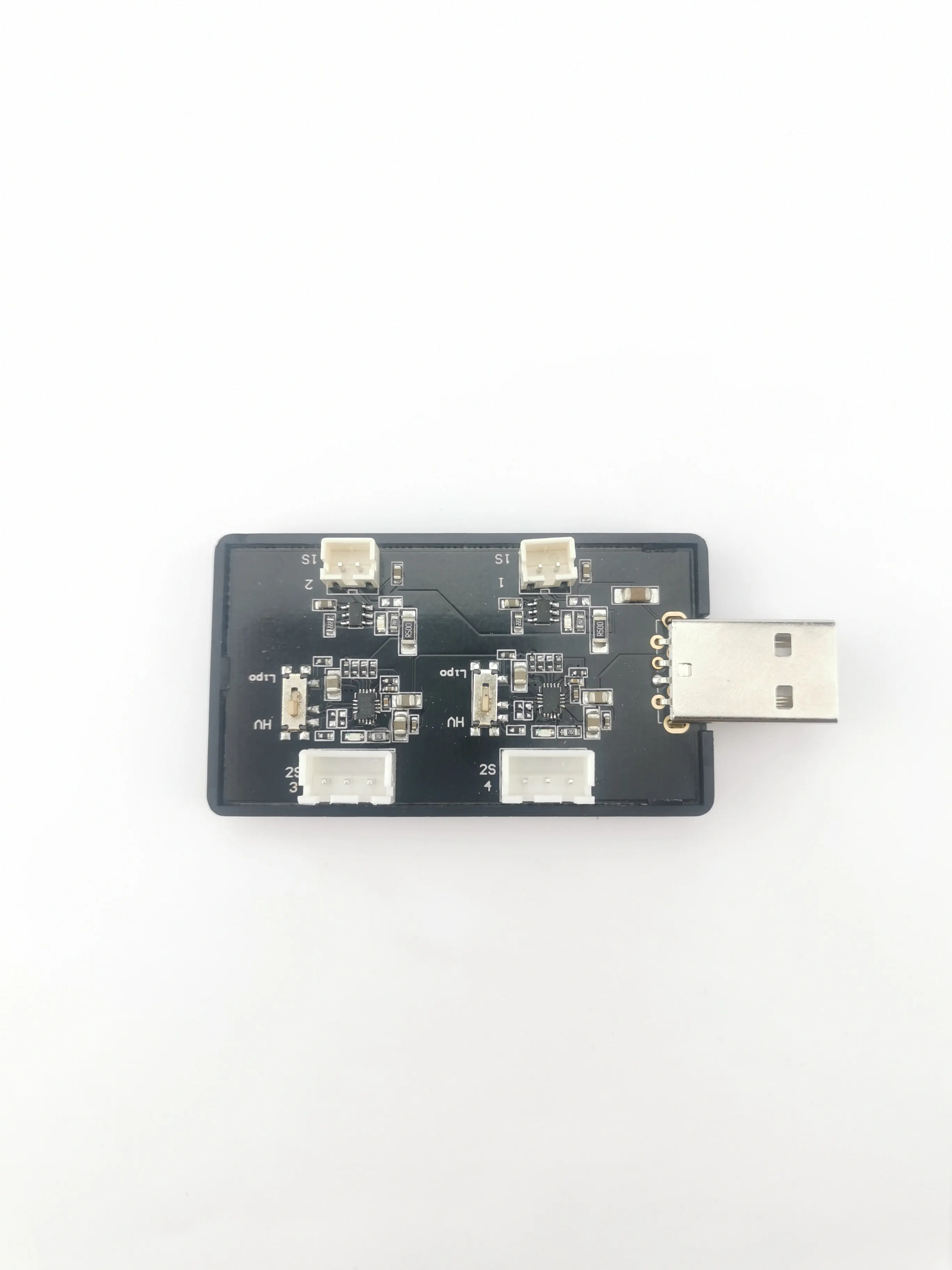 EMAX Tinyhawk 1‑2S Lipo USB Charger, 4‑Port Charging Board For Tiny Whoop FPV RC Drone