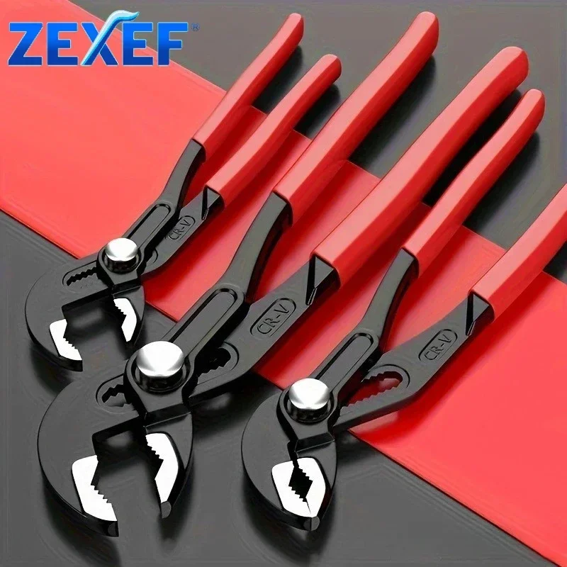 Hand Tool Pump Pliers Lug For Cutting Steels Pipe Wrench Plumbing Adjustable Water Clamp Quick-release Household Multi-functi