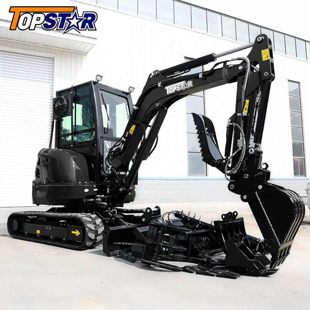 حفارة صغيرة مخصصة للخدمة الخفيفة من النوع EUR5 وEPA معتمدة لمواقع البناء وعملات المزرعة الصغيرة الحجم