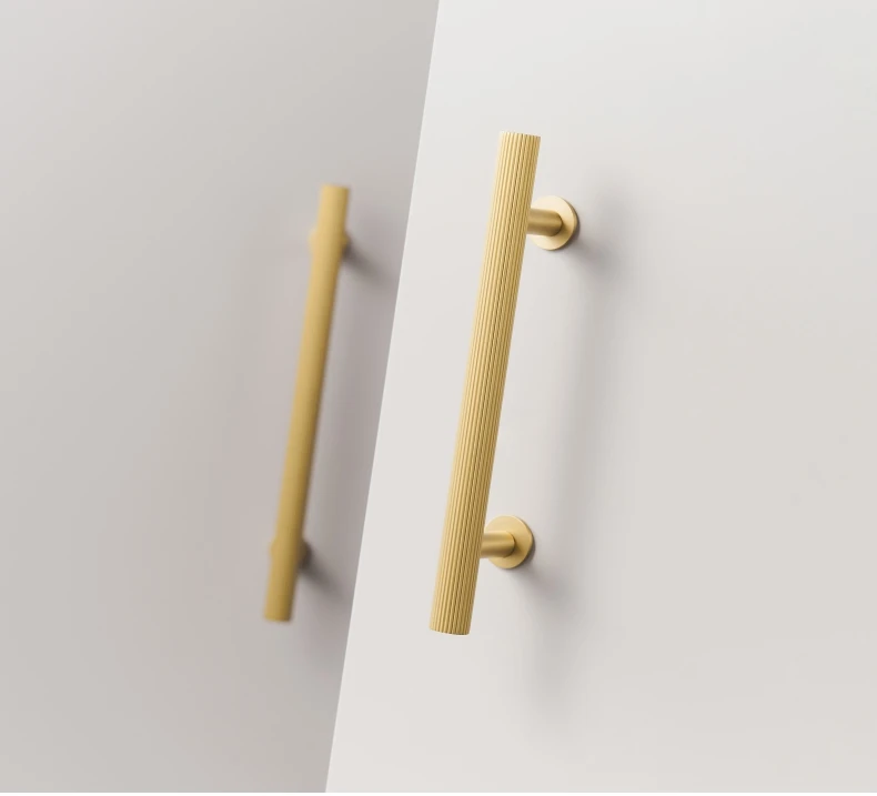 Dooroom Messing-Griffleisten, lineare Streifen, Möbelgriffe, antike Messinggriffe für Schränke, Kleiderschränke, Kommoden, Schuhschränke, Schubladen, Schranktüren, T-förmige Griffe – Detail 9