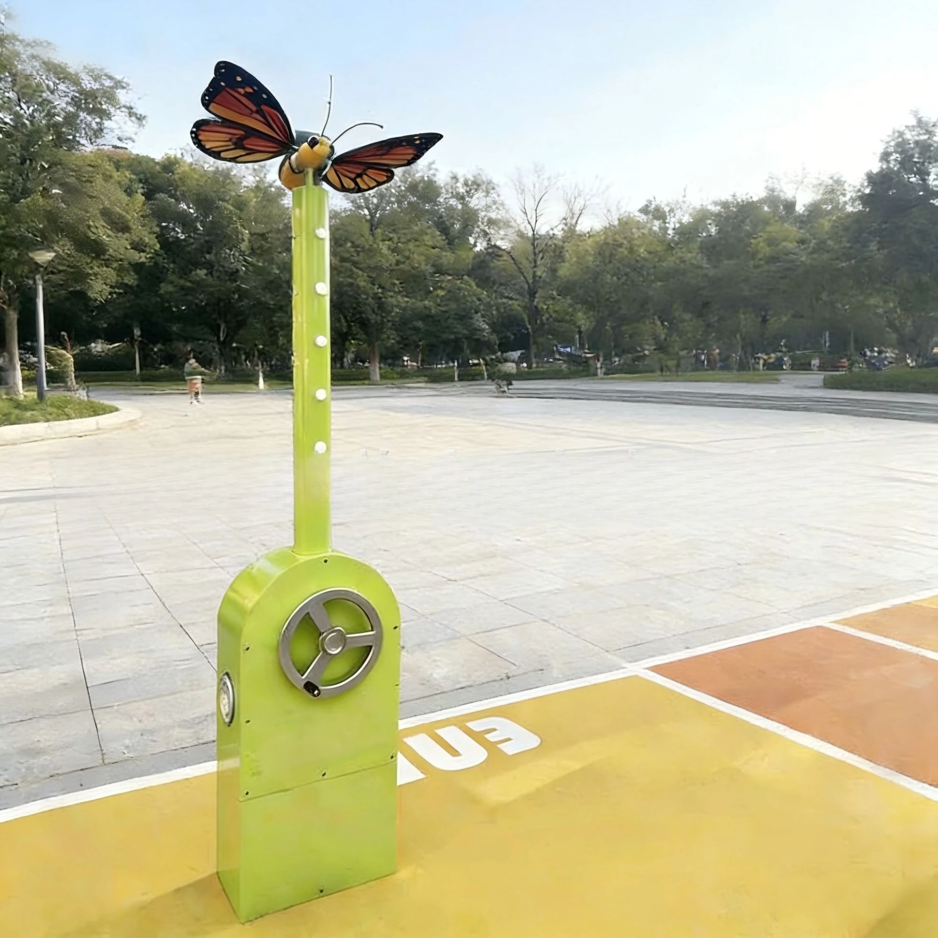 Butterfly Insect Smart Amusement Equipment Interactive Facilities Unpowered Playground Games Outdoor Fitness Children's Scenic