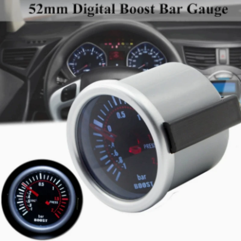 

2 "52 мм датчик турбонаддува -1-2 бар автомобильный дымовой объектив с регулируемым комплектом автоматического контроллера турбонаддува 1-30 фунтов на квадратный дюйм
