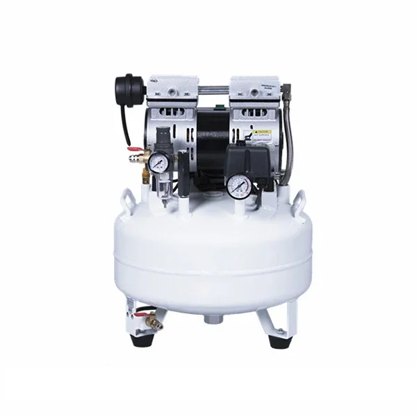 

24L Mini White Silent Oil Free Silent Air Compressor