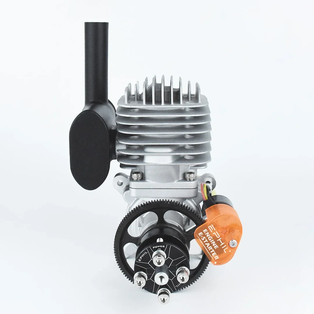 EPHIL 60cc-S PRO Model Airplane Engine With Electric Start, Two-Stroke Rear Fixed Wing Engine