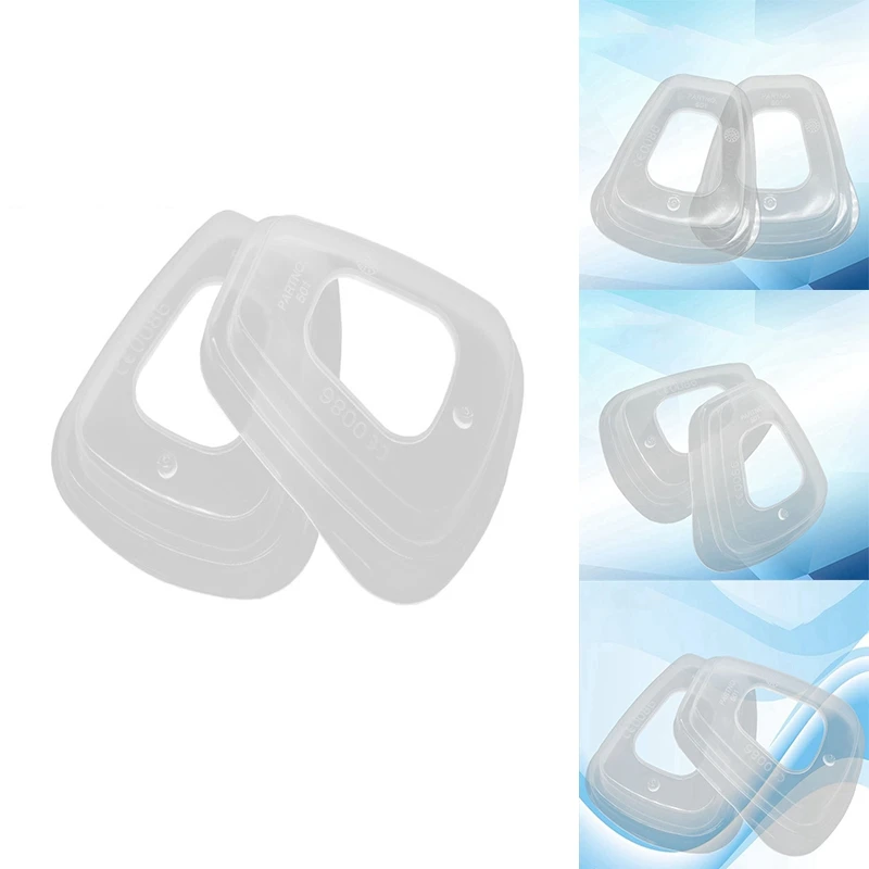 10 PCS Filter Cotton Cover For 3M Reusable Respirators,Filter Box Uses Gas Mask Elements Accessories