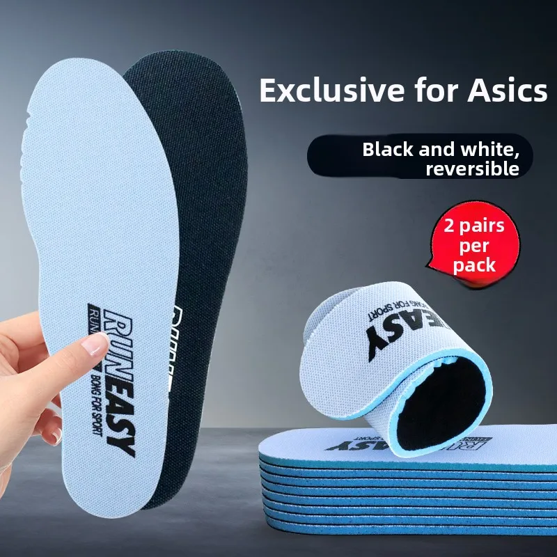 Arthur's Shoe Insoles Thin Arch Support Gel for Summer Kayano29 Ghost Tiger Gelflux4 Lightweight Comfortable Footbeds