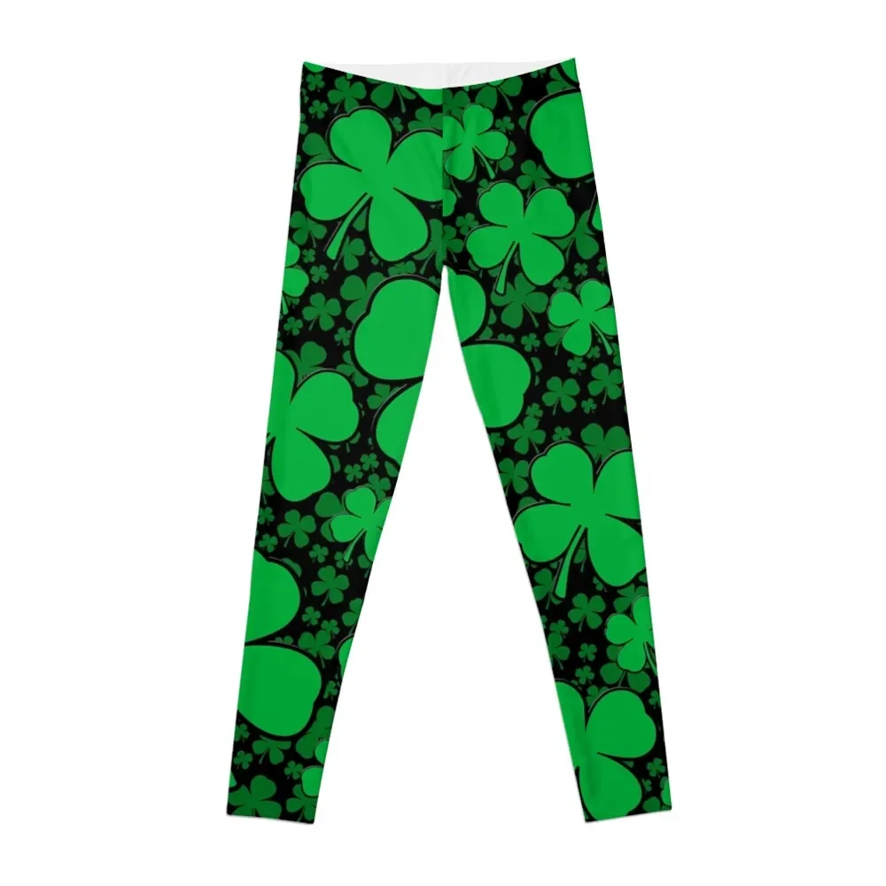 

A Shamrock Field for St Patrick's Day Leggings push up legging Sports pants woman Womens Leggings