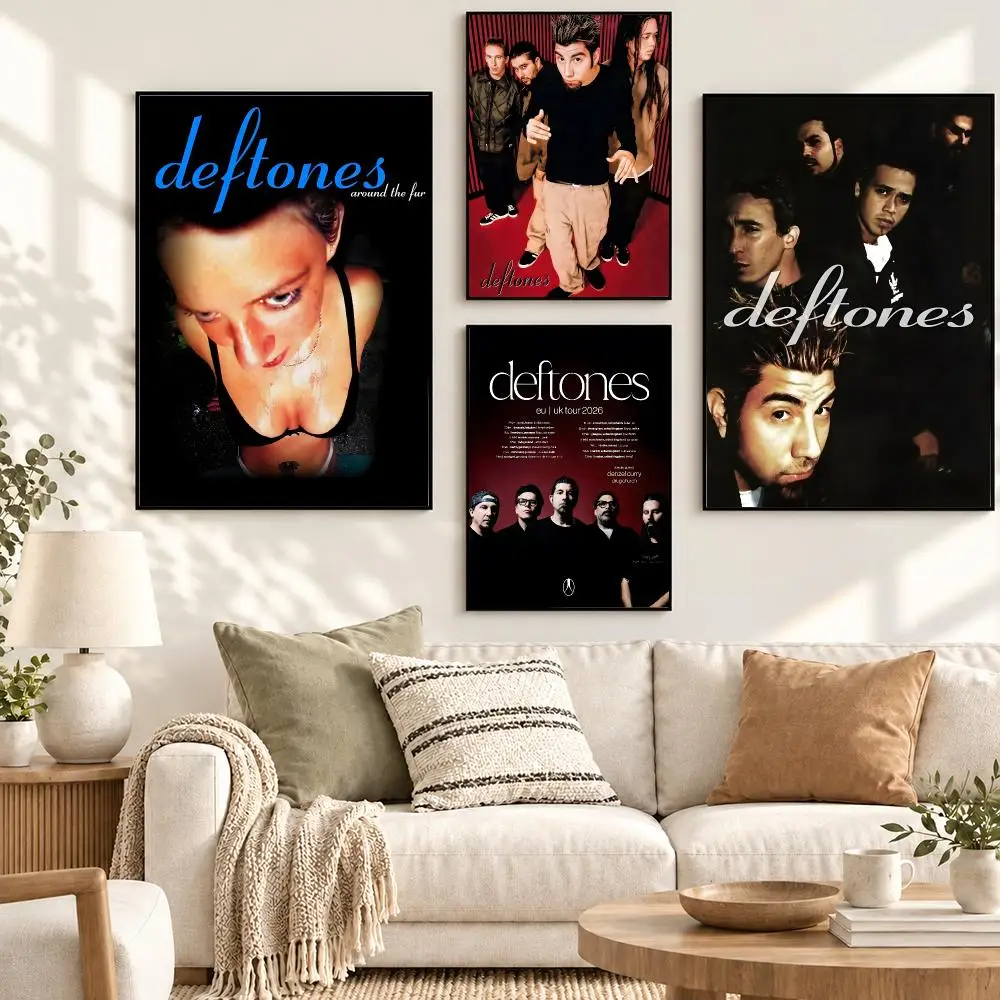 Deftones Alternative Metal Rock Band 90s Album Design Poster Decorative art prints for the home, holiday gifts, unframed