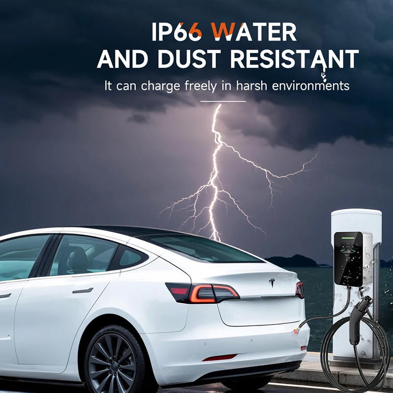 GBT 7KW 32A Настенное зарядное устройство для электромобилей Станция быстрой зарядки для электромобилей Настенная зарядная станция для электромобилей