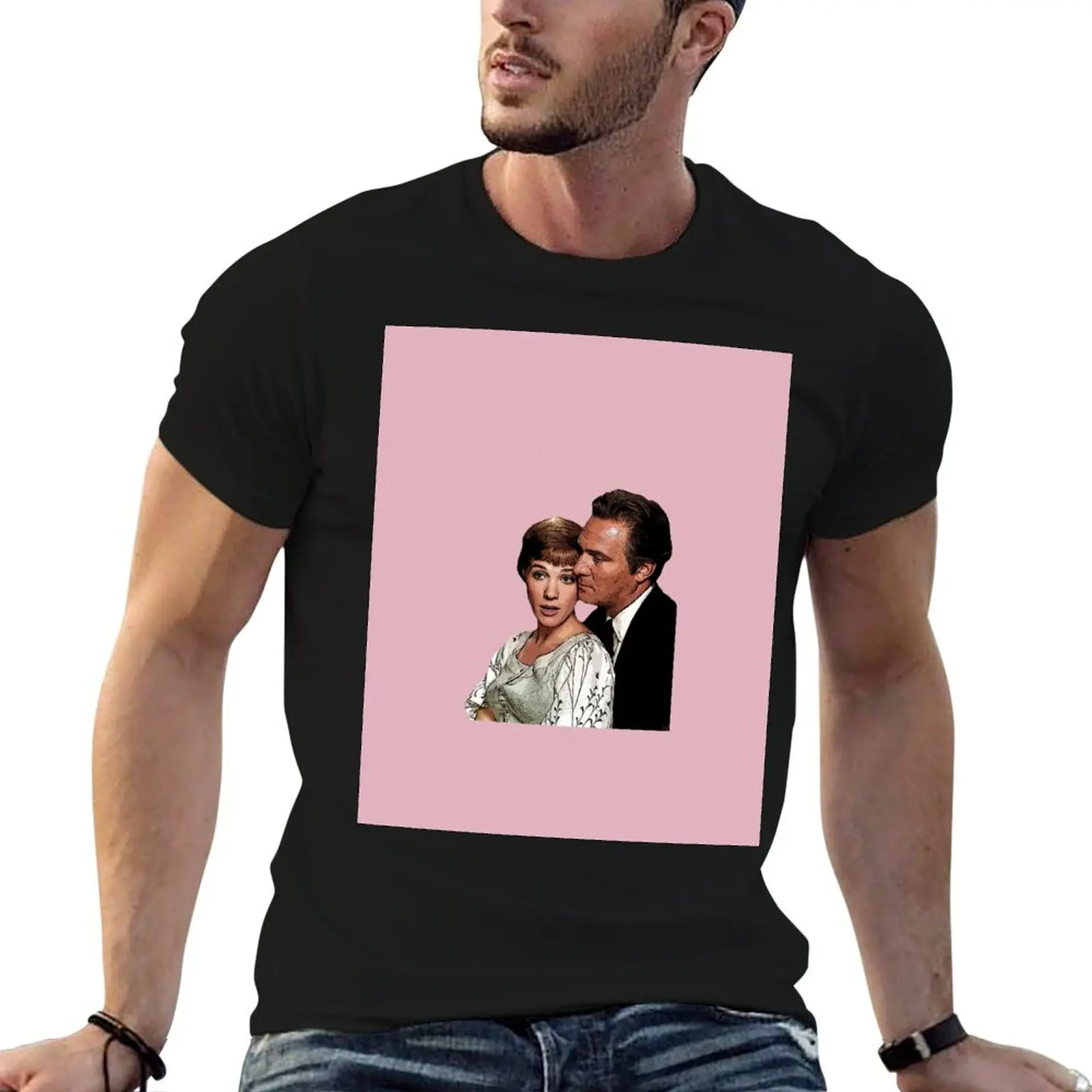 Sound of Music Georg and Maria T-Shirt Outdoor Sports Short Sleeve Top