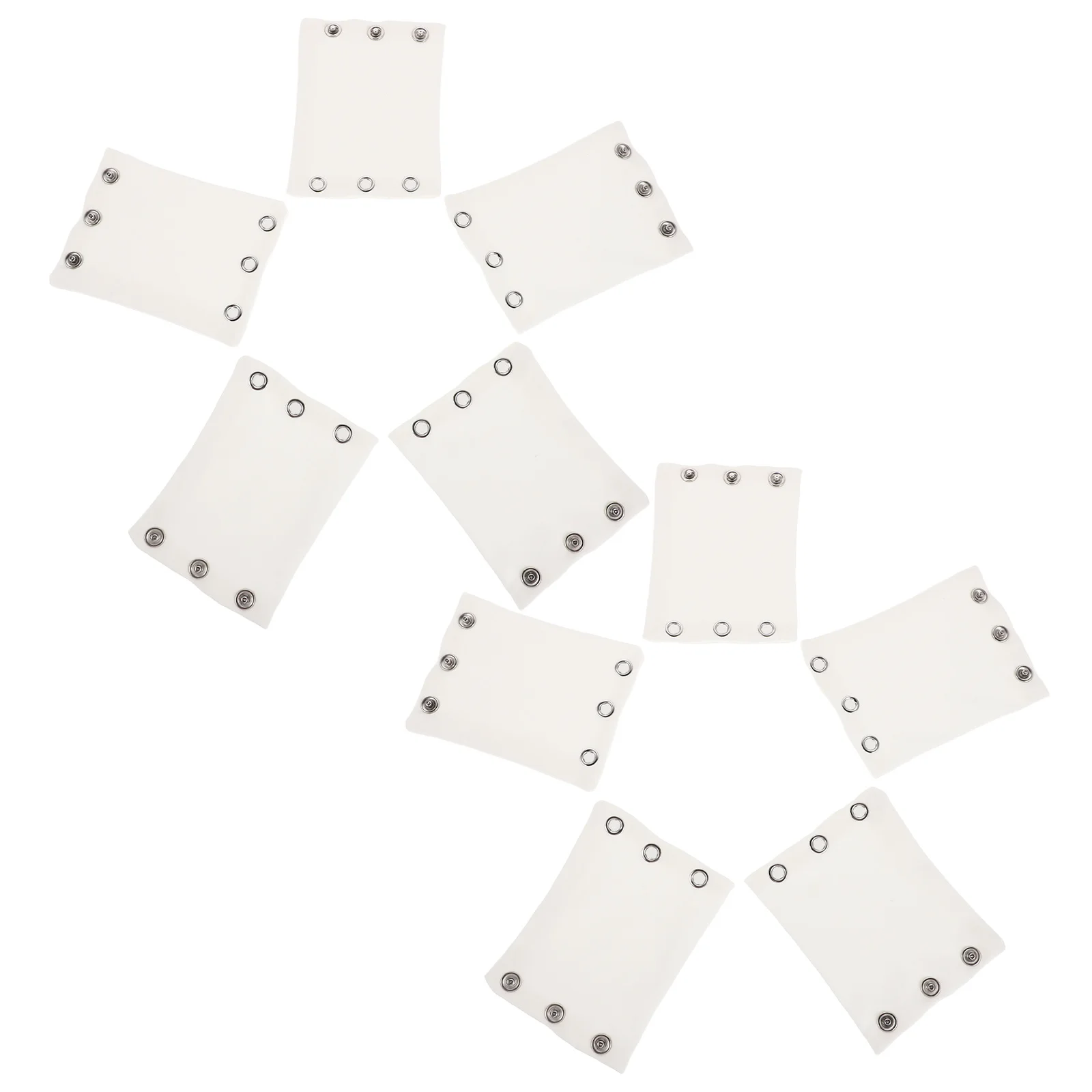 

10pcs Baby Bodysuit Extender Cotton Snap For Newborn Infant Toddler Jumpsuit Extension Pads Washable Skin-Friendly Fabric