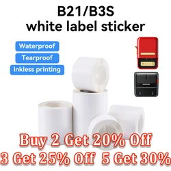 NiiMBOT B3S / B21 Thermal Label Self-adhesive Sticker Blank Clothing Hangtag Sample Price Production Bar Code Printing Paper