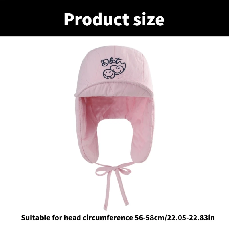 Chapeau à oreillettes avec sourire, chapeau Baseball brodé pour femmes, chapeau Hip Hop, accessoires Costume uniques,