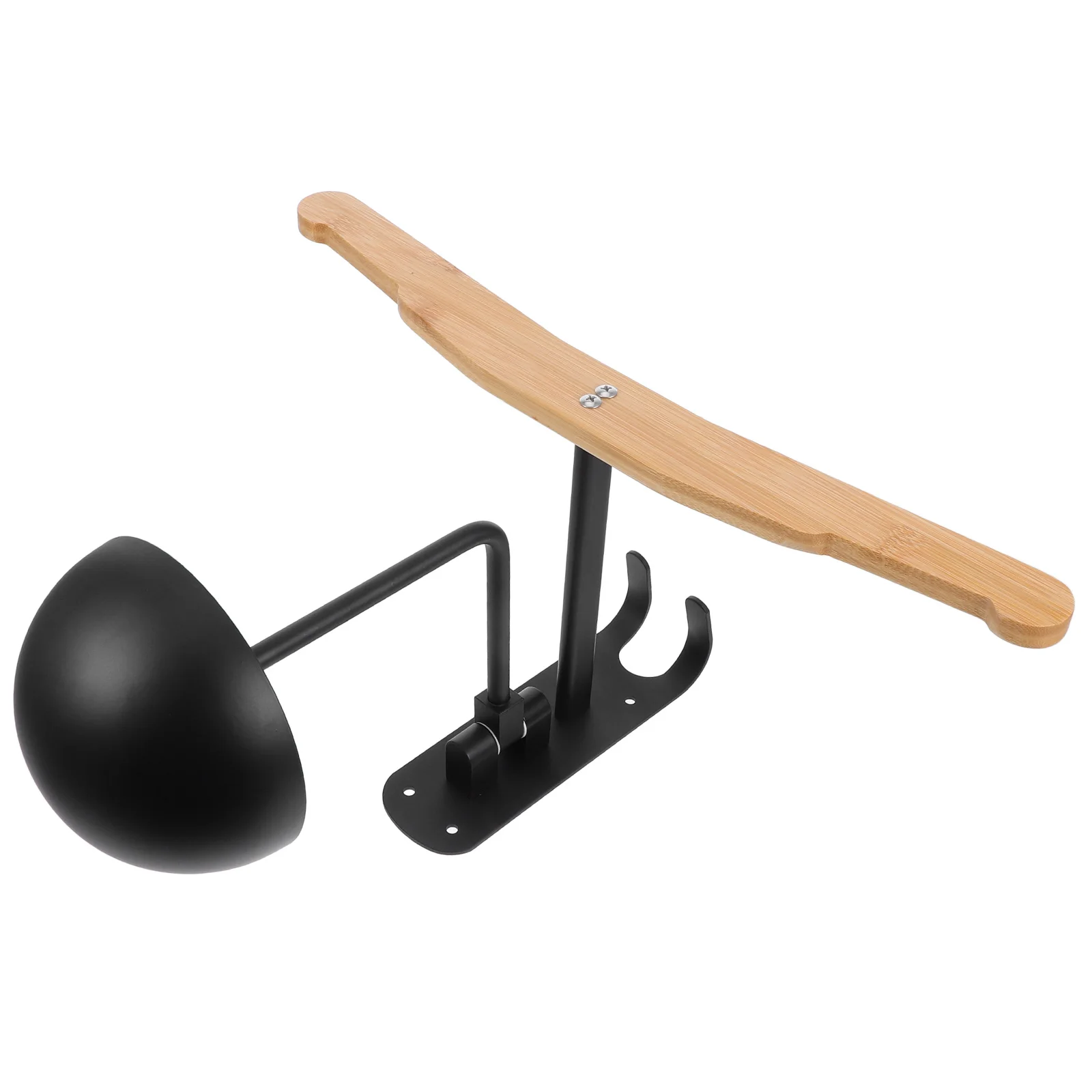 

Motorcycle Holder Wall Mount Rack for Helmets Clothes Gear Storage Wood Iron Living Room Office Solution Coat