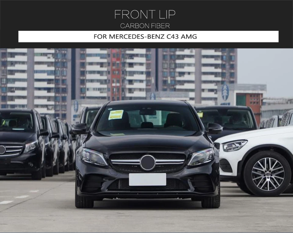 

Высококачественный передний бампер из углеродного волокна для Mercedes Benz CLA250 CLA35 AMG Sedan 4D 2020-2021