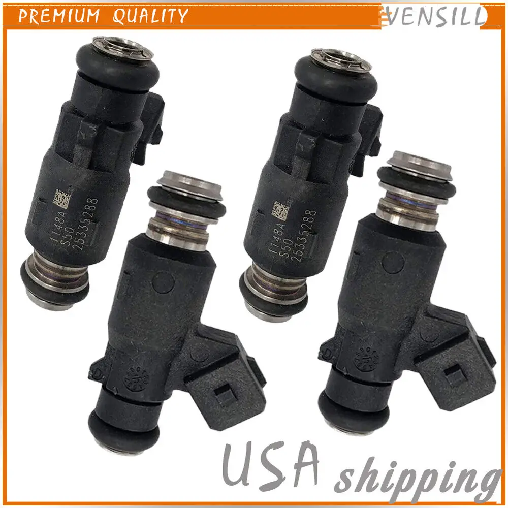 

4PCS Fuel Injector Fit For 2002-2006 Mercury Mariner Outboard 40HP-60HP 25335288