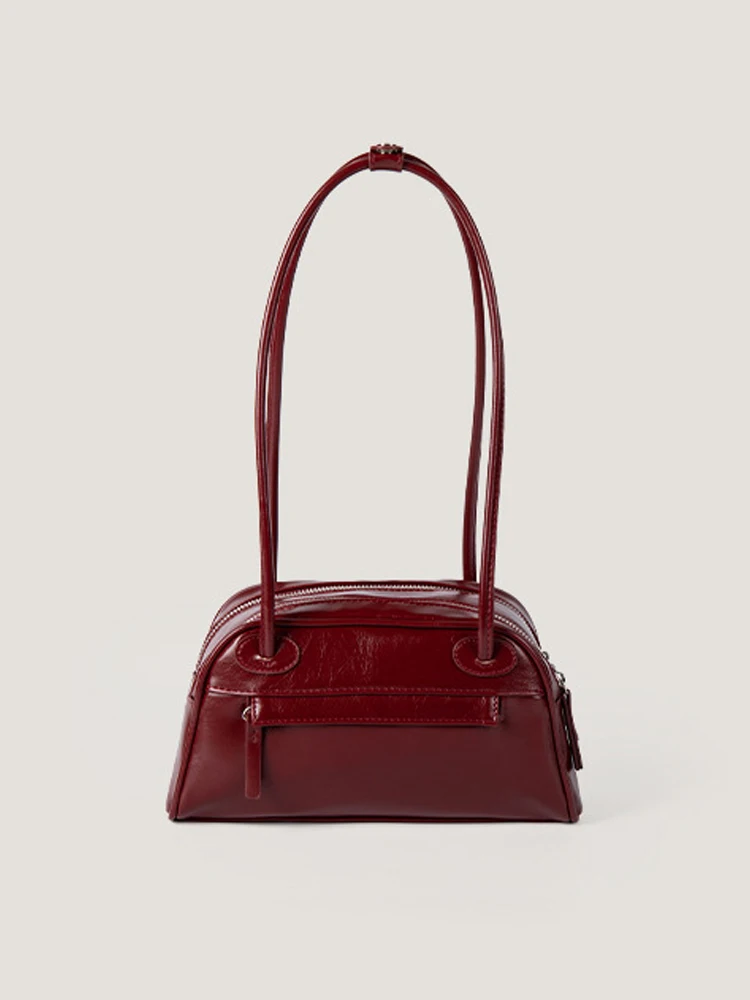 

HIgh-grade Sense PU Leather Shoulder Bags Autumn Winter Women Fashion Commuter Handbags Lady Solid Color Tote Bag