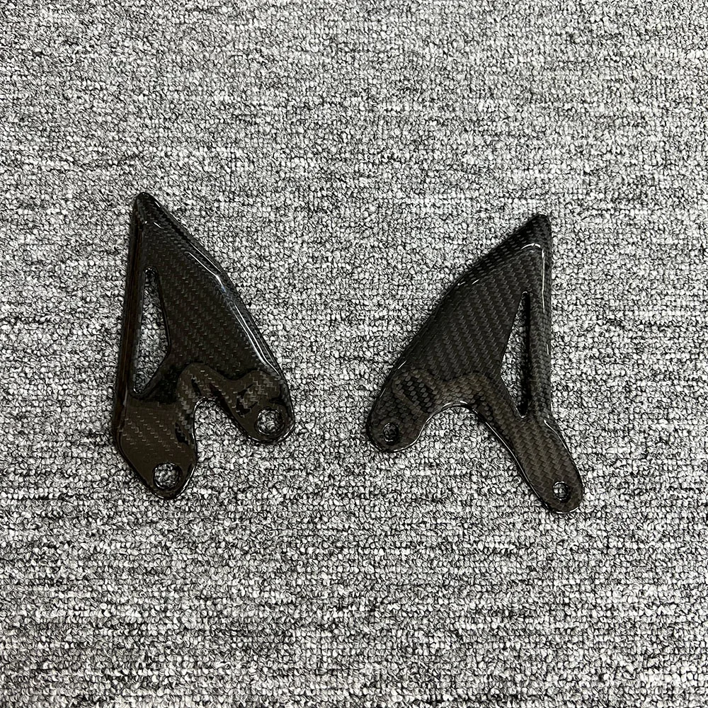

For Kawasaki Ninja 400 Z400 19-24 Ninja 500&Z500 2024-2025 Carbon Fiber Motorcycle Pedals Rear Wheel Set Accessories Heel Guards
