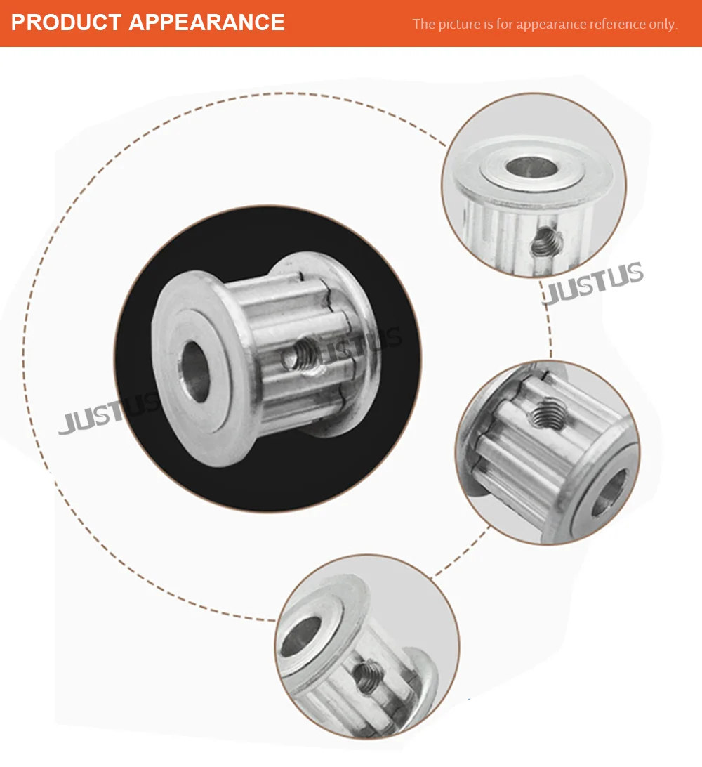 Imagem -05 - Htd-af tipo Timing Bore Cinto Usado em Polia Linear 5m 90t 100t 120 Dentes 10 mm 12 mm 15 mm 19 mm 20 mm 25 mm Largura 5gt