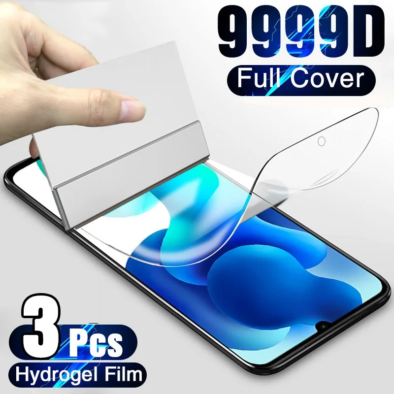 3Pcs Hydrogel Film For Nokia C210 G310 G42 C300 C110 XR21 C12 PLUS C12 Pro C02 G22 C32 C22 Screen Protector