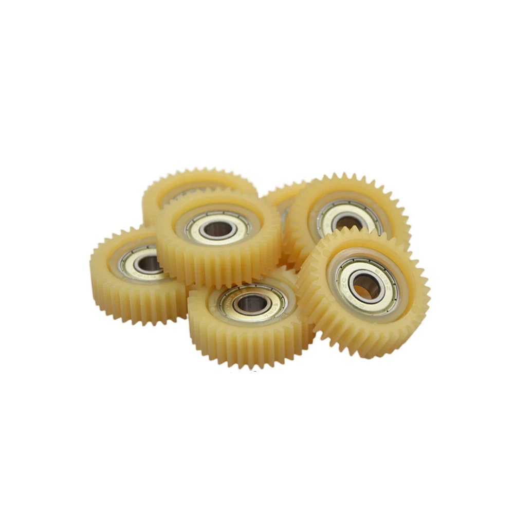 1pcs 36 Teeth Gears With 8mm Bearings Wheel Hubs Electric Bike Nylon Gear For eBike Motor Parts