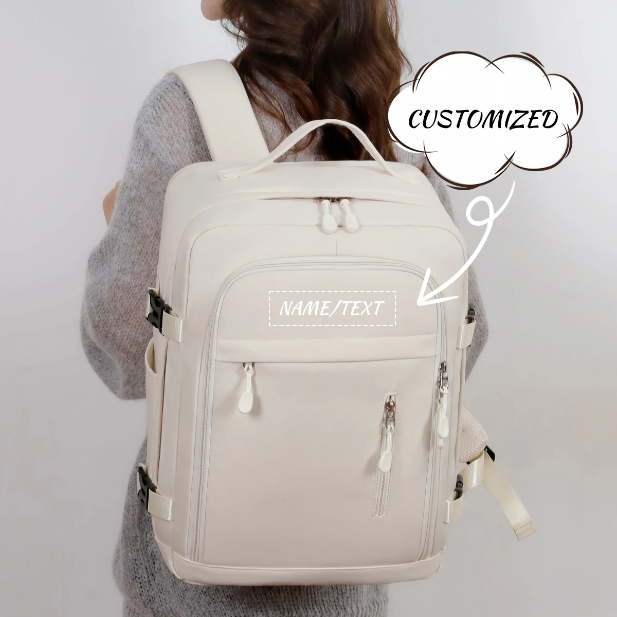 

Высококачественный дорожный рюкзак с логотипом для мужчин и женщин, дорожный рюкзак большой емкости для студентов колледжа, компьютерный школьный рюкзак, эксклюзивный DIY