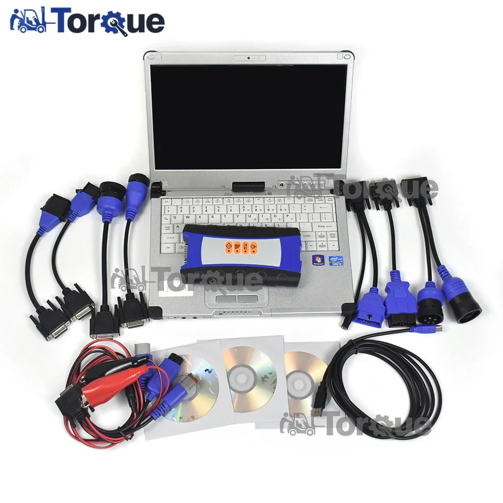 ل NEXIQ-2 USB LINK 2 أدوات تشخيص الشاحنة 124032 شاحنة USB كاشف الأخطاء ل Nexiq Nexiq2 USB Link 2 شاحنة + c2/cf53 كمبيوتر محمول