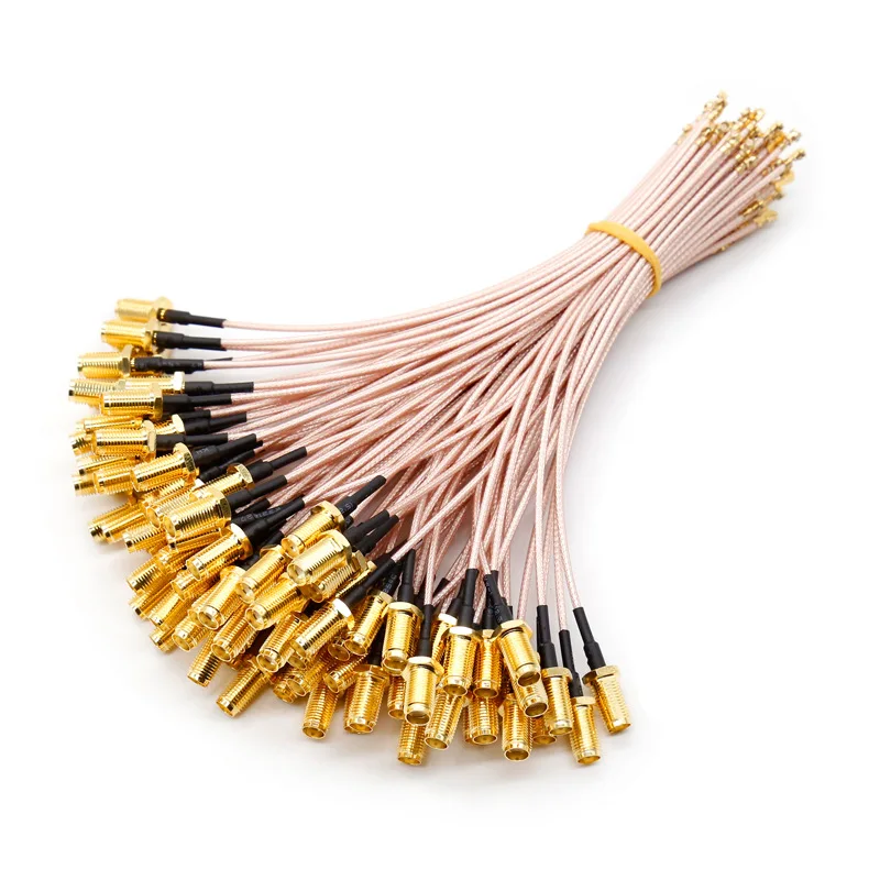 SMA auf IPX-1 Pigtail Jumper RP SMA Buchse auf U.fl IPX RG178 1,13 Kabel Buchsen Jack Anschlüsse Adapter für Wifi Router GPS AP – Detail 2