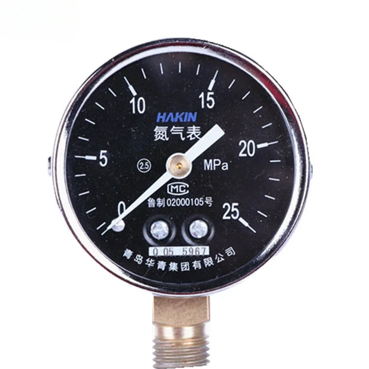 Oxygen Acetylene Propane YQD-09 Nitrogen Head of Pressure Meter Pressure Reducer Valve Accessories Nitrogen Pressure Gauge