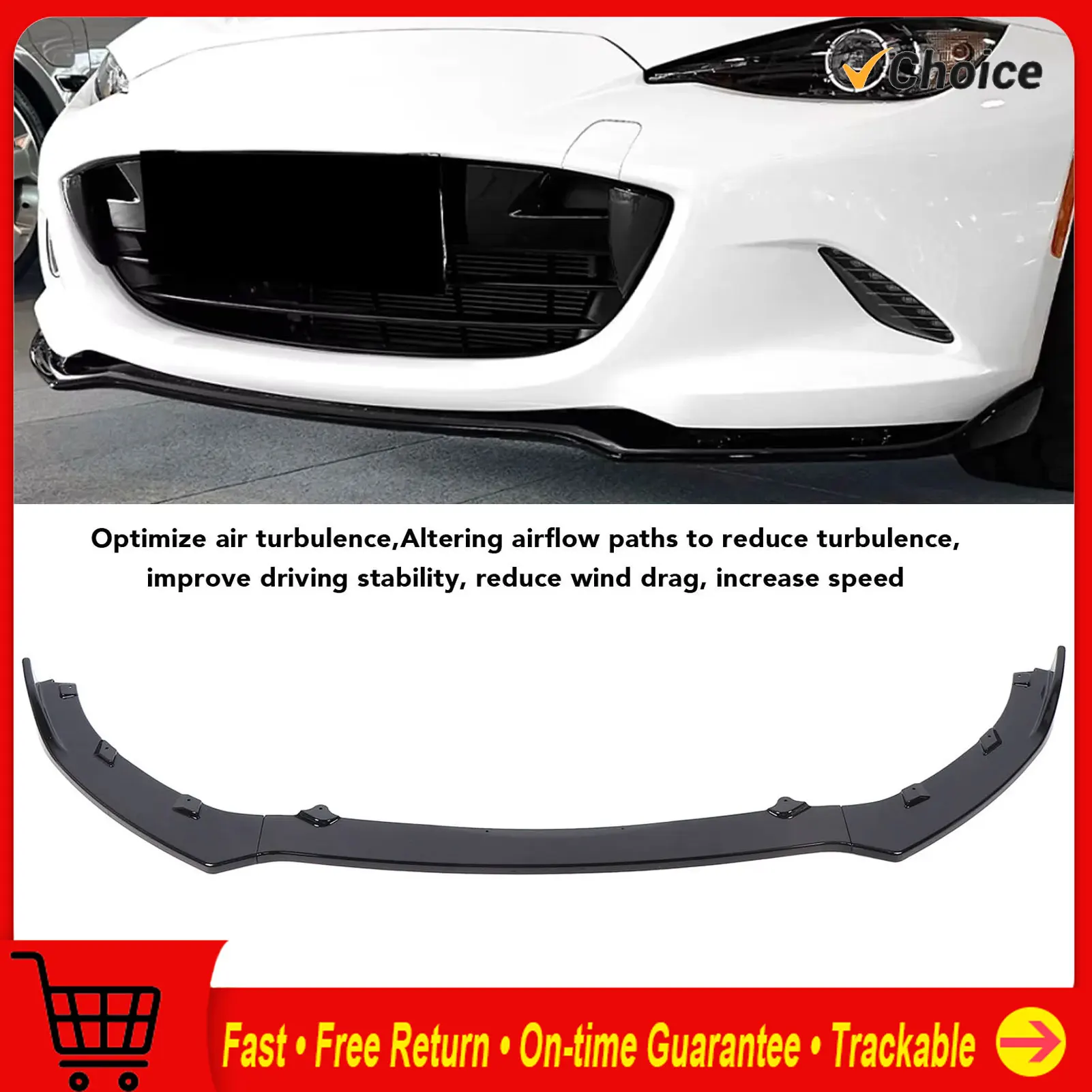 Front Bumper Lip Sp… - image