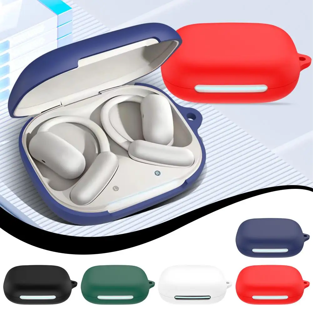 For Anker Soundcore AeroFit 2 Silicone Earphone Cover Earphones Protective Gaming Drop Shell Anti Protector Sports Dustproo G1R8