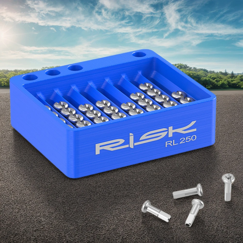 تكلم غطاء صندوق تخزين أداة فرز سريع صندوق دراجة تكلم الحلمات ترتيب أداة صندوق دراجة عجلة بناء أداة