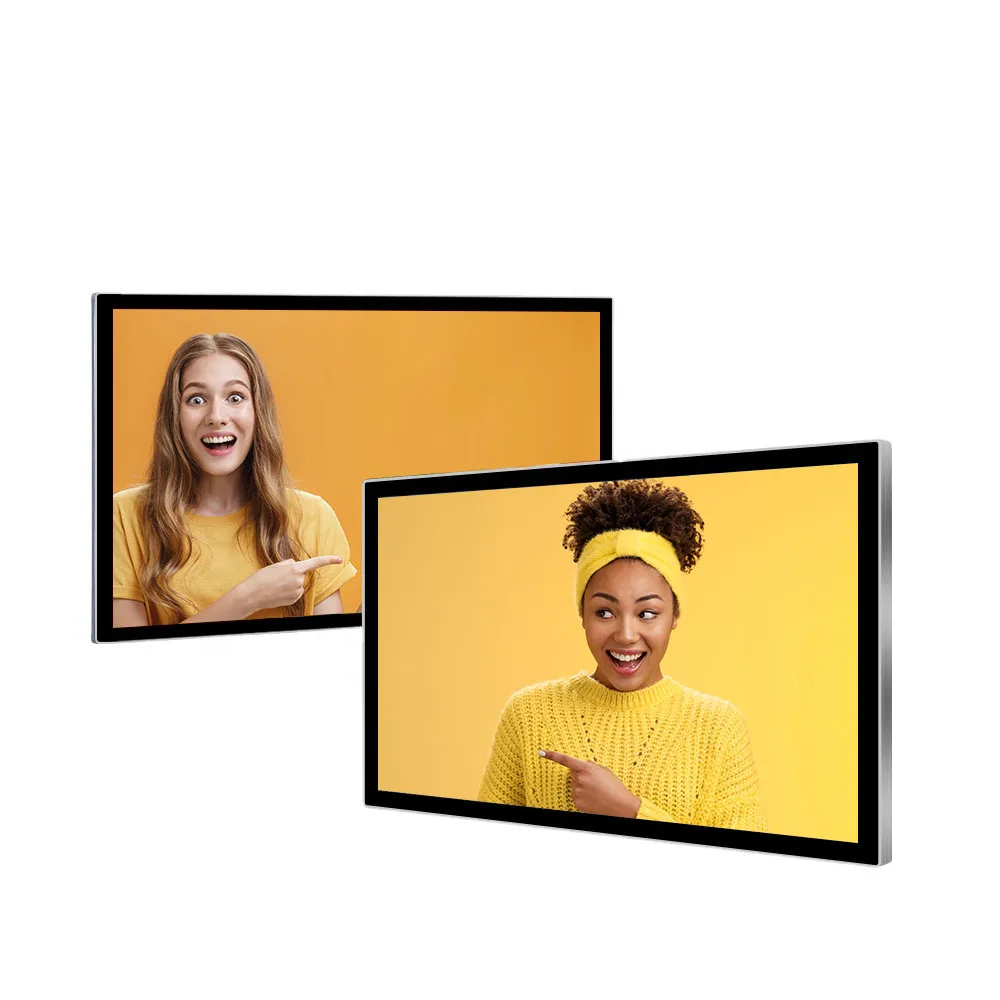 Indoor Lcd Monitor Advertising Display Screen 18.5 Inch Wall Mount Digital Signag