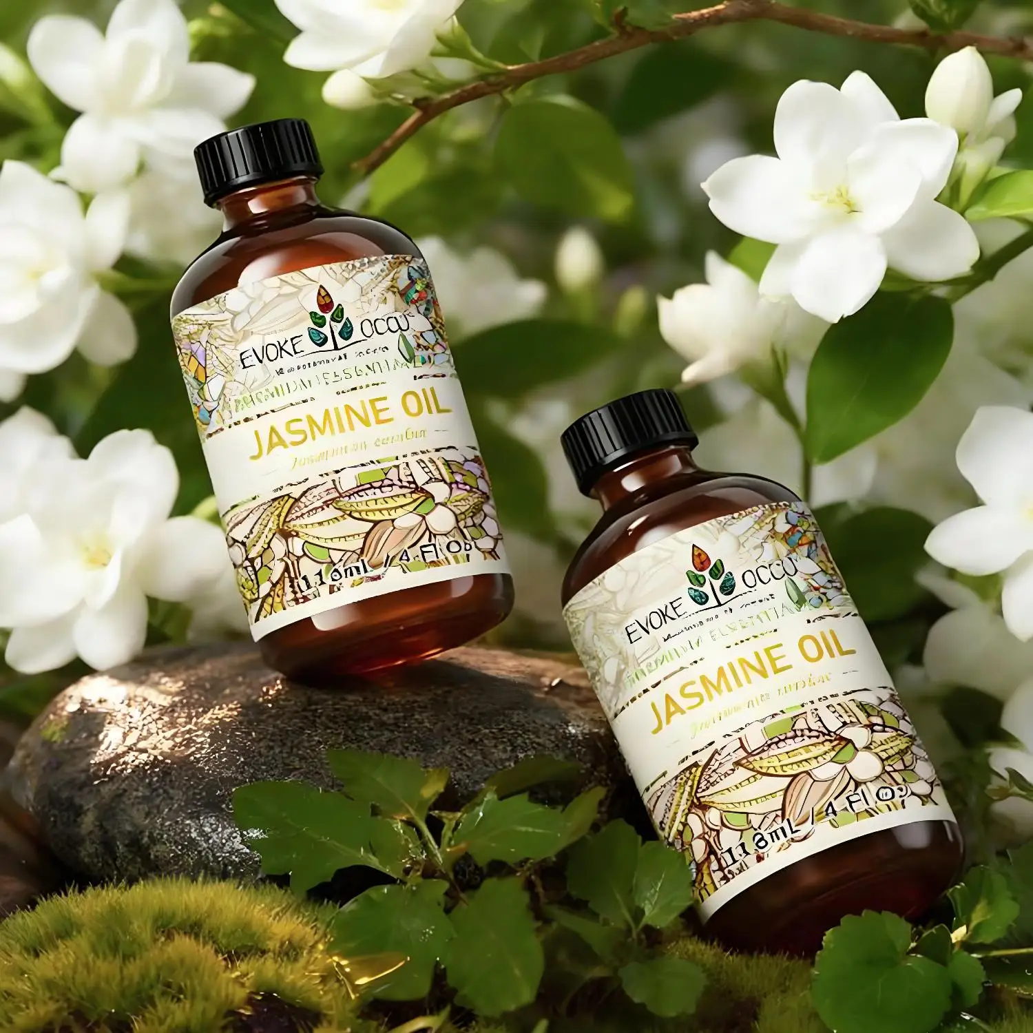 EVOKE OCCU huile essentielle de jasmin 4 Fl Oz pour maison Spa désodorisant voiture bureau camomille Lime mandarine parfum frais aromathérapie EVOKE OCCU huile essentielle de jasmin 4 Fl Oz pour maison Spa désodorisant voiture bureau camomille Lime mandarine parfum frais aromathérapie