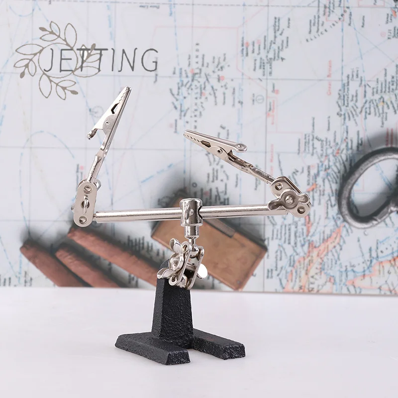 Hot Third Hand Soldering Iron Stand Clamp Helping Hands Clip Tool PCB Holder Electrical Circuits Hobby