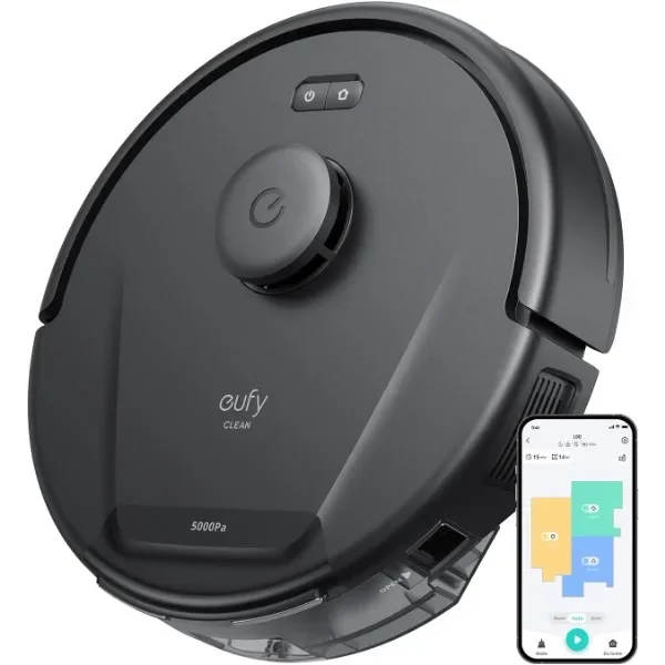 

eufy L60 Robot Vacuum, Ultra Strong 5,000 Pa Suction, iPath Laser Navigation,for Deep Floor Cleaning,Ideal for Hair, Hard Floors