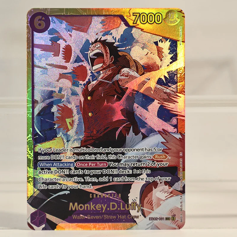 Anime One Piece OPCG Cards English Version CHARACTER/LEADER Collection Luffy/Law/Nami/Bonney/Perona Proxy Cards