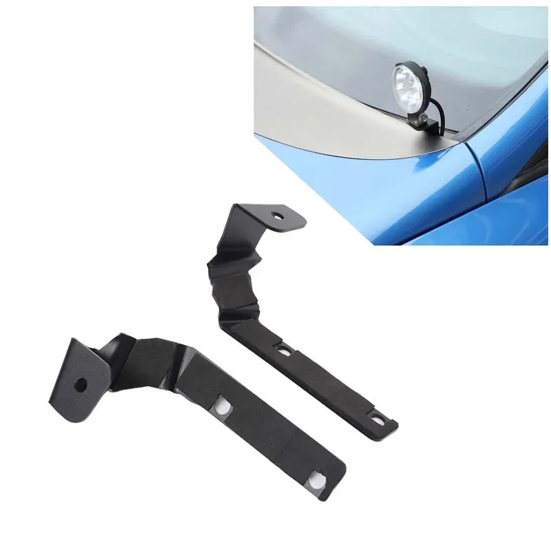 

For Seat Leon 2008 2009 2010 2011 2012 Carbon Steel Hood Car Light Bracket Lamp Holder Trim Auto Accessories