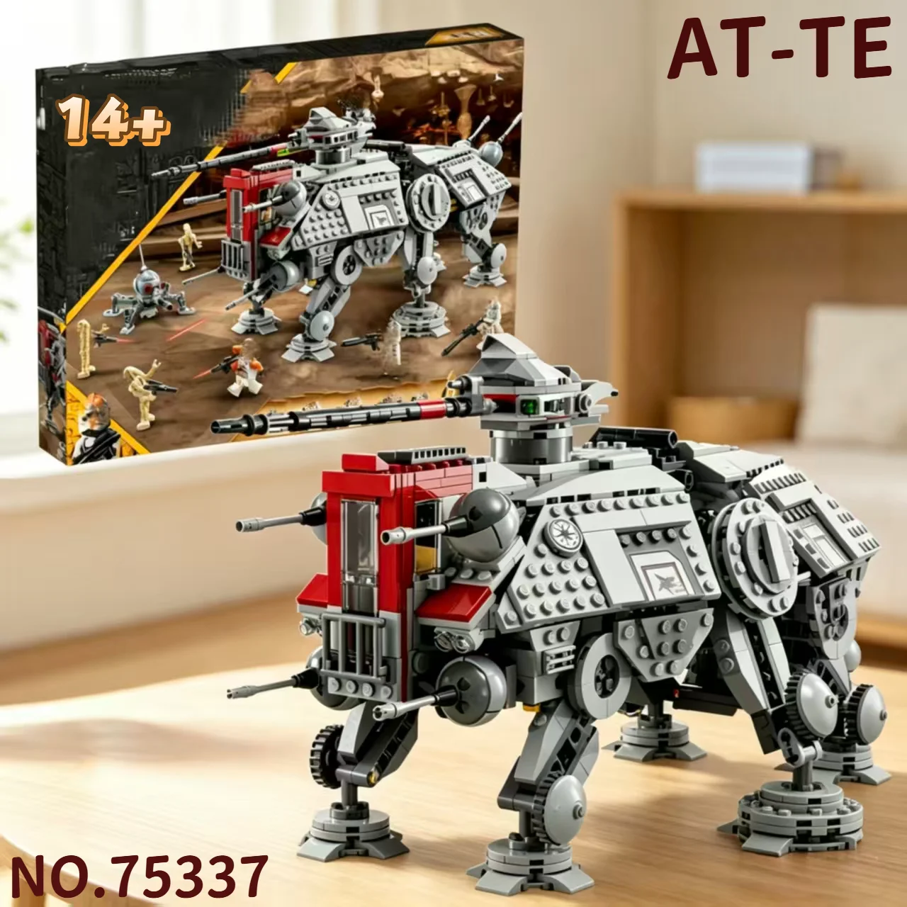 1082 pièces Star Interstellar Conflict All Terrain Tactical Actuator ATTE 75337 Wars Walker Building Blocks Model Toys Birthday Gift