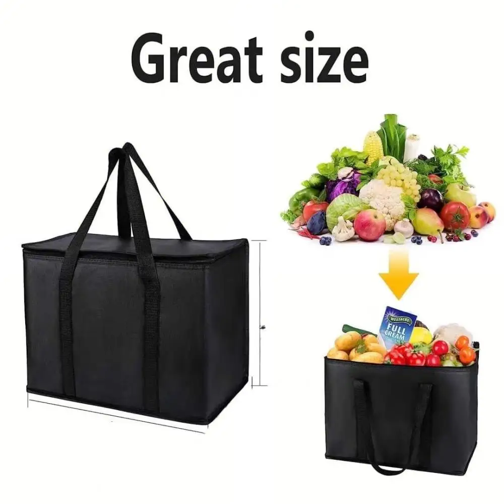 

Large Capacity Lunch Cooler Bag Folding Insulation Picnic Ice Pack Tin Foil Food Thermal Bag Drink Carrier Insulated Bags