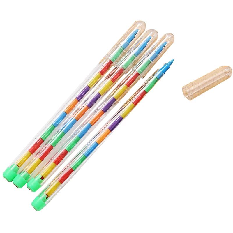 แนวคิดการ์ตูนสามารถเลือกได้ดินสอสีเด็กดินสอสีวาดรูปเครื่องเขียนนักเรียน