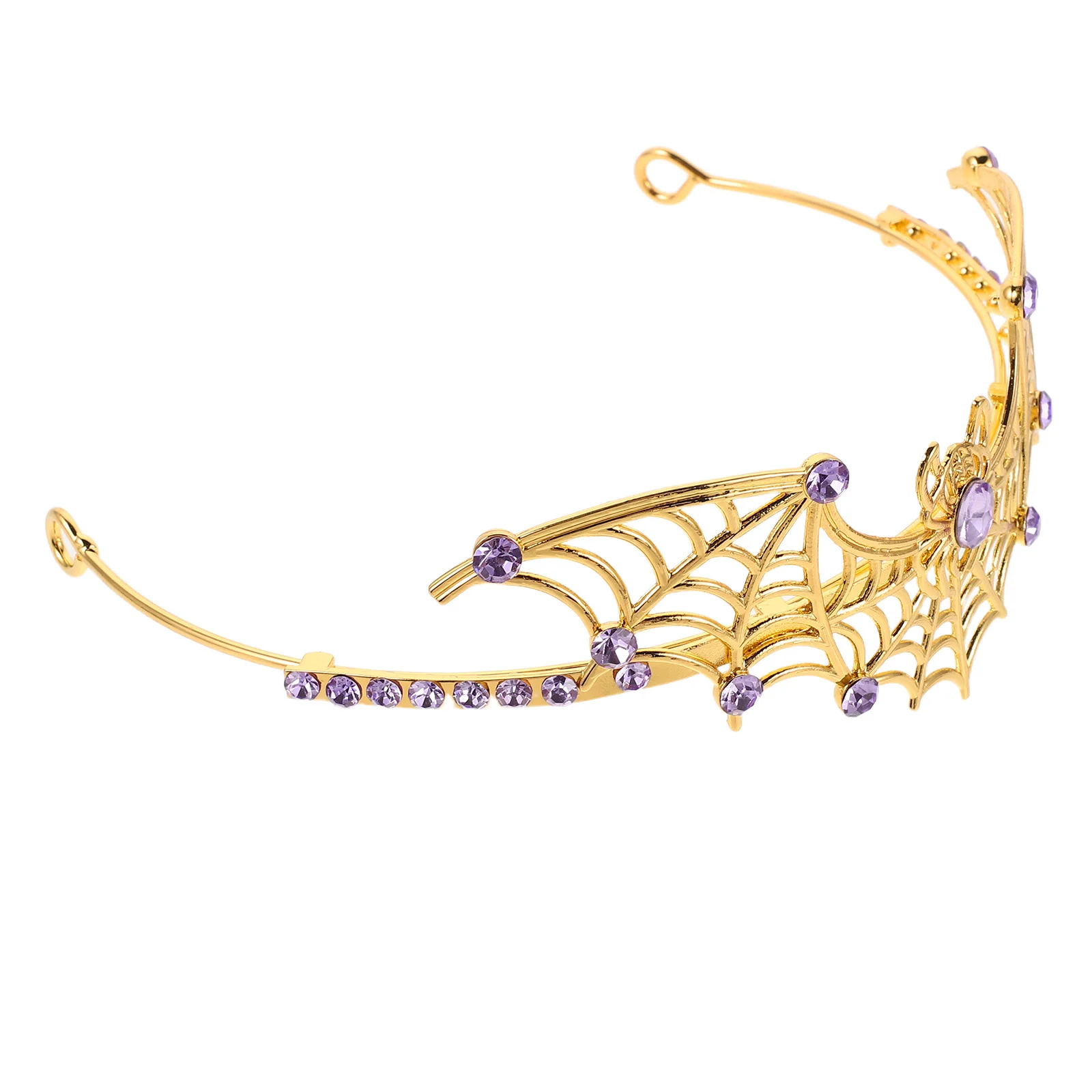 

Европейская и американская тиара с короной на Хэллоуин, повязки на голову с металлическими стразами