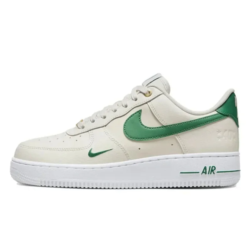 Nike-Air Force 1 Low 07 chaussures de skateboard, baskets unisexes, beige, vert, pour hommes et femmes