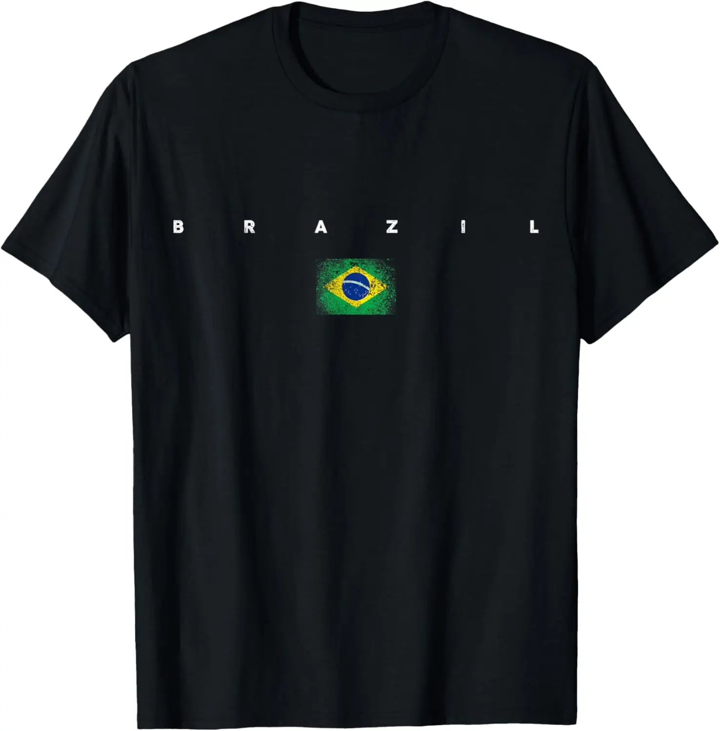 Brazil Flag Pride Vintage /Retro Soccer Brazilian Football T-Shirt