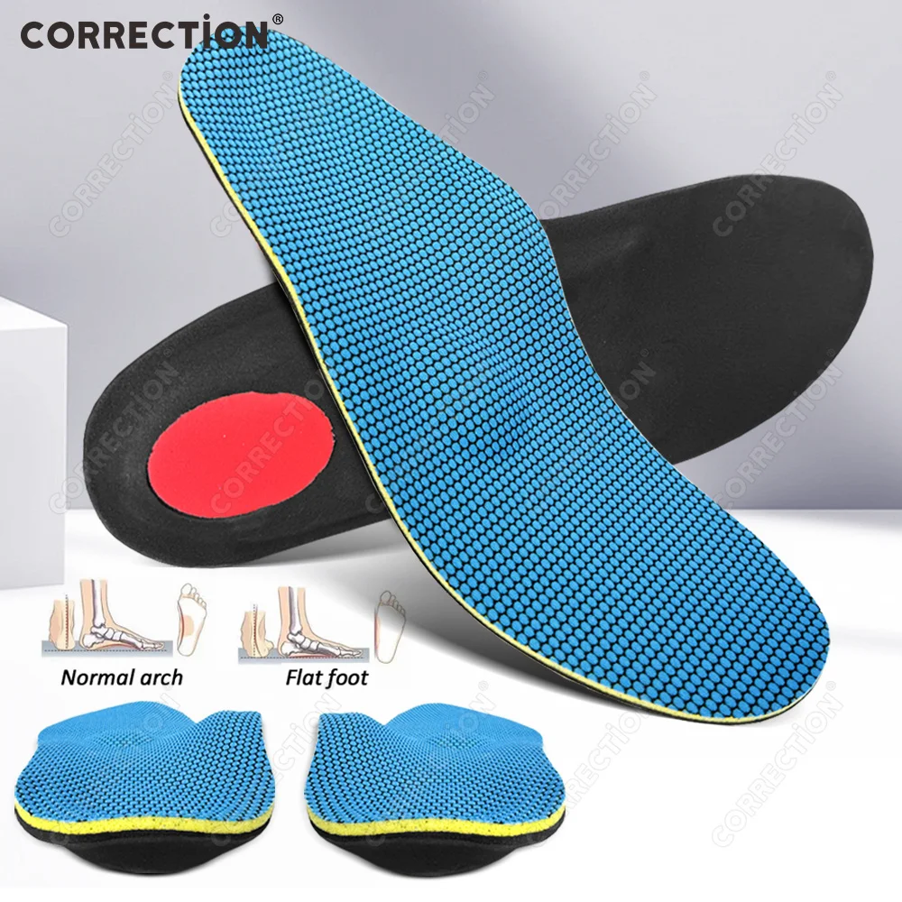 

CORRECTiON Orthopedic Insoles Flat Feet Orthotic Insoles Arch Support Inserts Plantar Fasciitis Massage insole for Men and Women