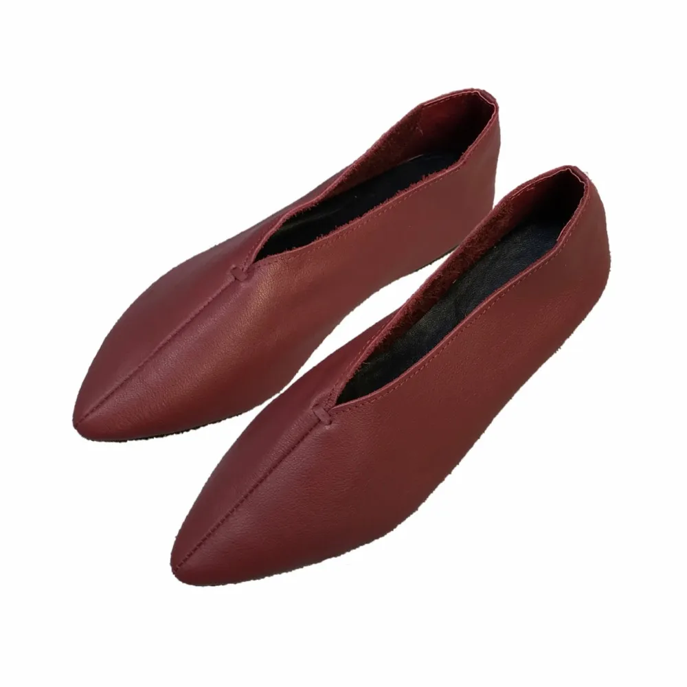 Brand Spring Autumn Woman Soft Leisure Flats Leather Shoes Woman Moccasins Loafers Female Casual Driving Footwear Big Size 34~40